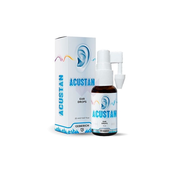 ❚ Acustan drops - gotas para melhorar a audição