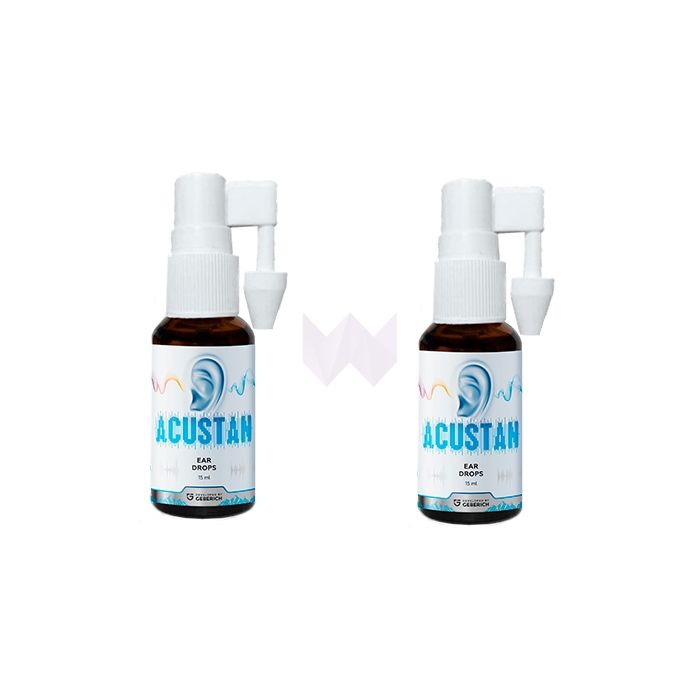 ❚ Acustan drops - drops to improve hearing